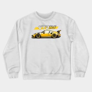 Porsche 911 992 gt3 rs victor art legendary yellow Crewneck Sweatshirt